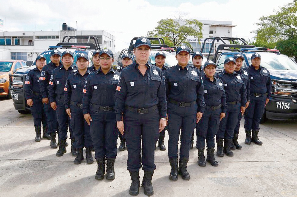 Inicia operaciones en Tabasco policía con perspectiva de género