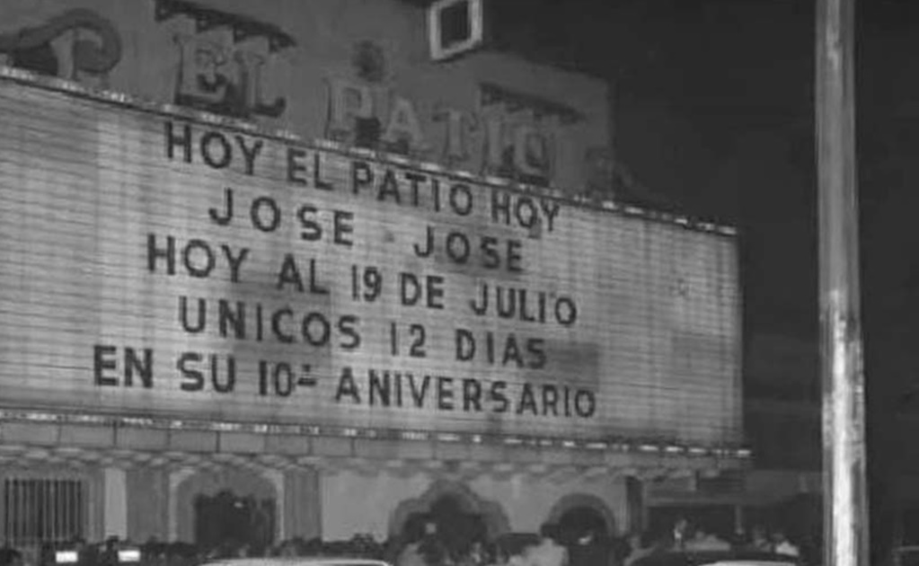 José José, el último que cantó en "El Patio" 