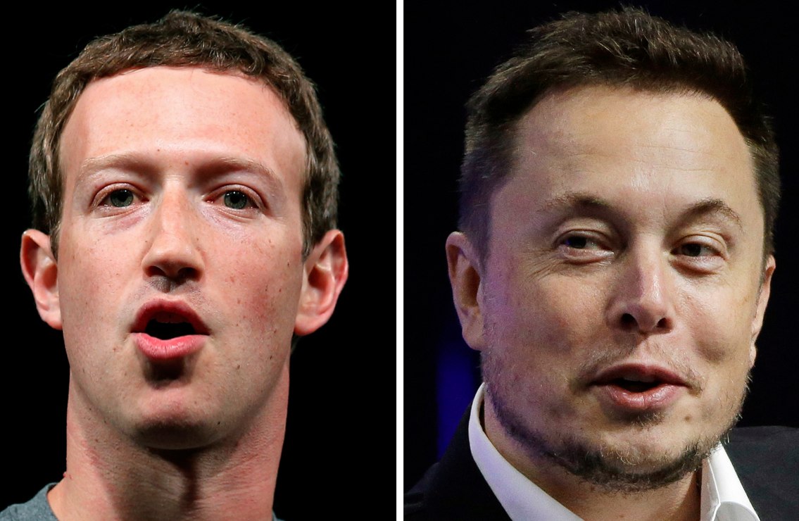 Elon Musk y Mark Zuckerberg se retan a un duelo de magnates en jaula