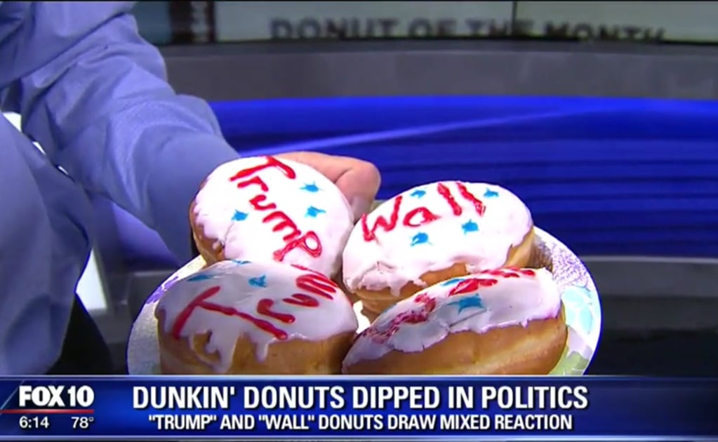 Donas Trump fueron idea de franquiciatario: Dunkin’ Donuts