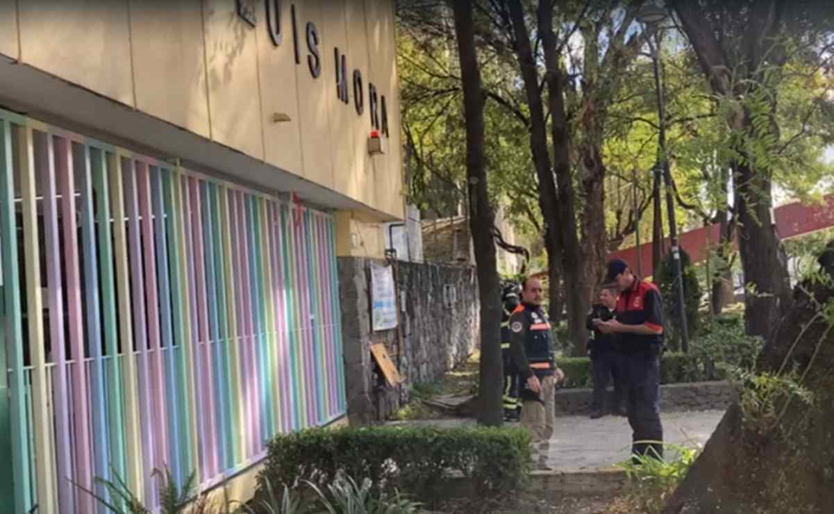 Desalojan a alumnos y maestros de kínder por fuga de gas en la Cuauhtémoc