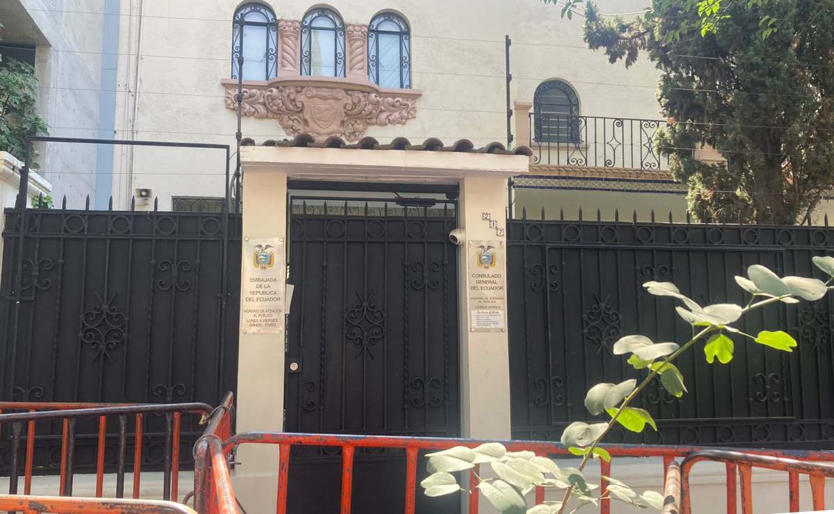 FOTOS: Así es cómo luce la embajada de Ecuador en México, vacía