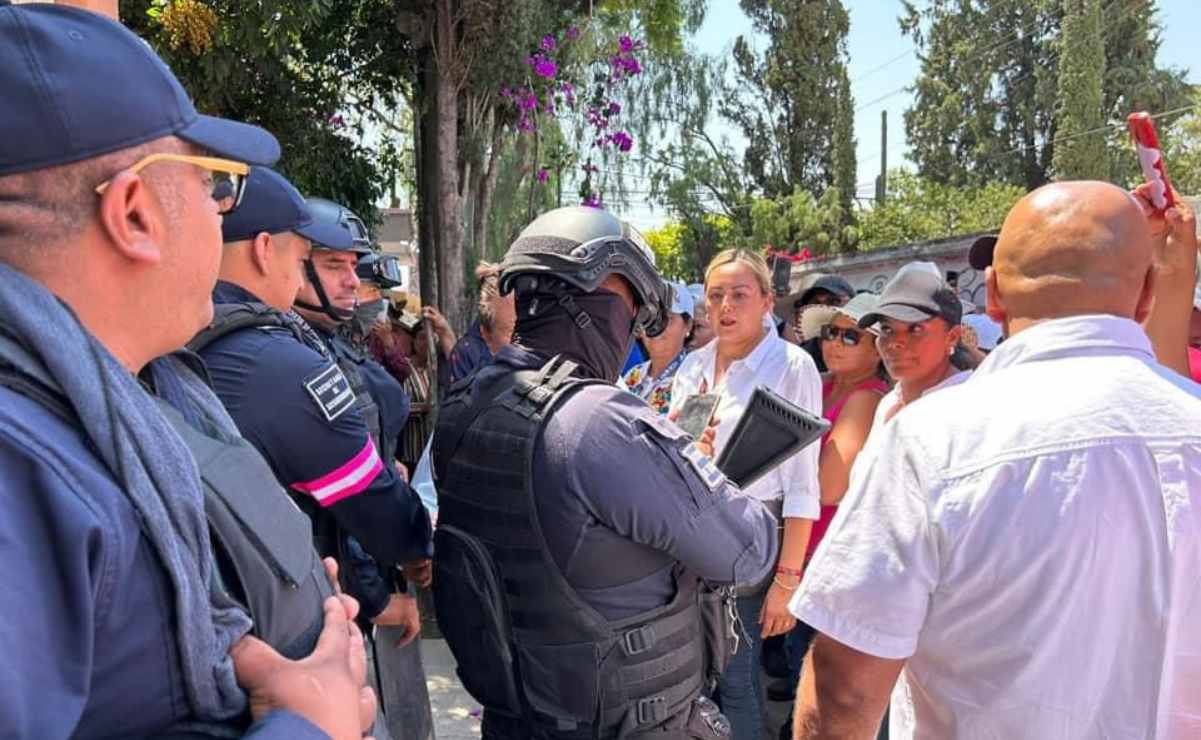 Edomex: Más de 200 policías estatales resguardan la Junta Municipal del Instituto Electoral mexiquense en Zumpango