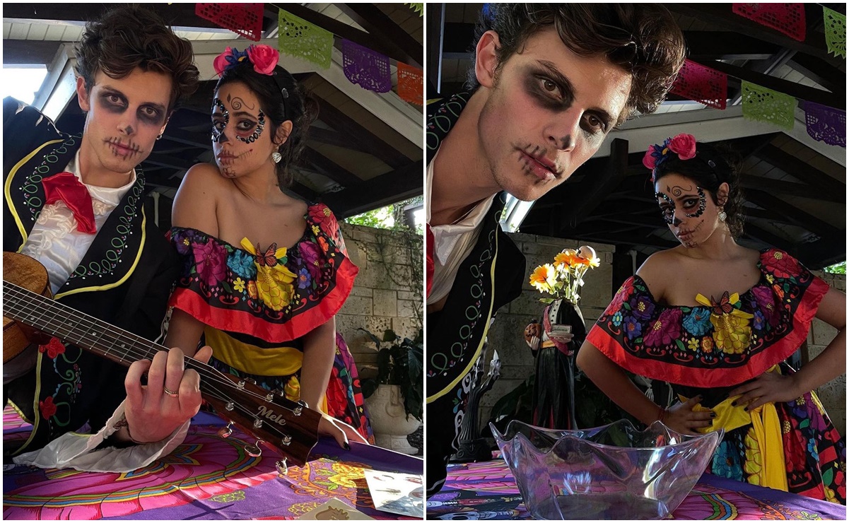 Shawn Mendes y Camila Cabello celebran Día de Muertos