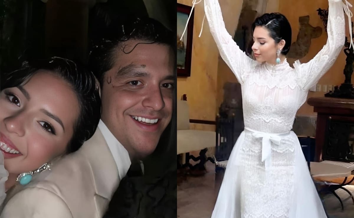 Ángela Aguilar rinde homenaje a Flor Silvestre y Antonio Aguilar en su boda con Nodal