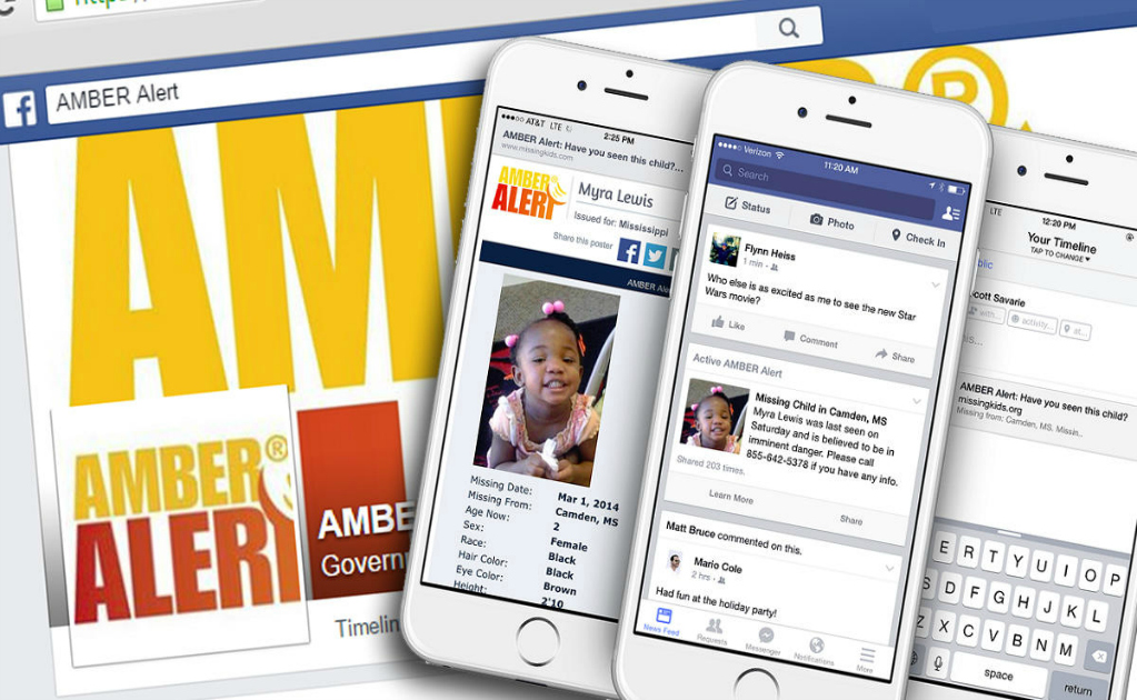 Facebook lanza sistema de alerta AMBER en México