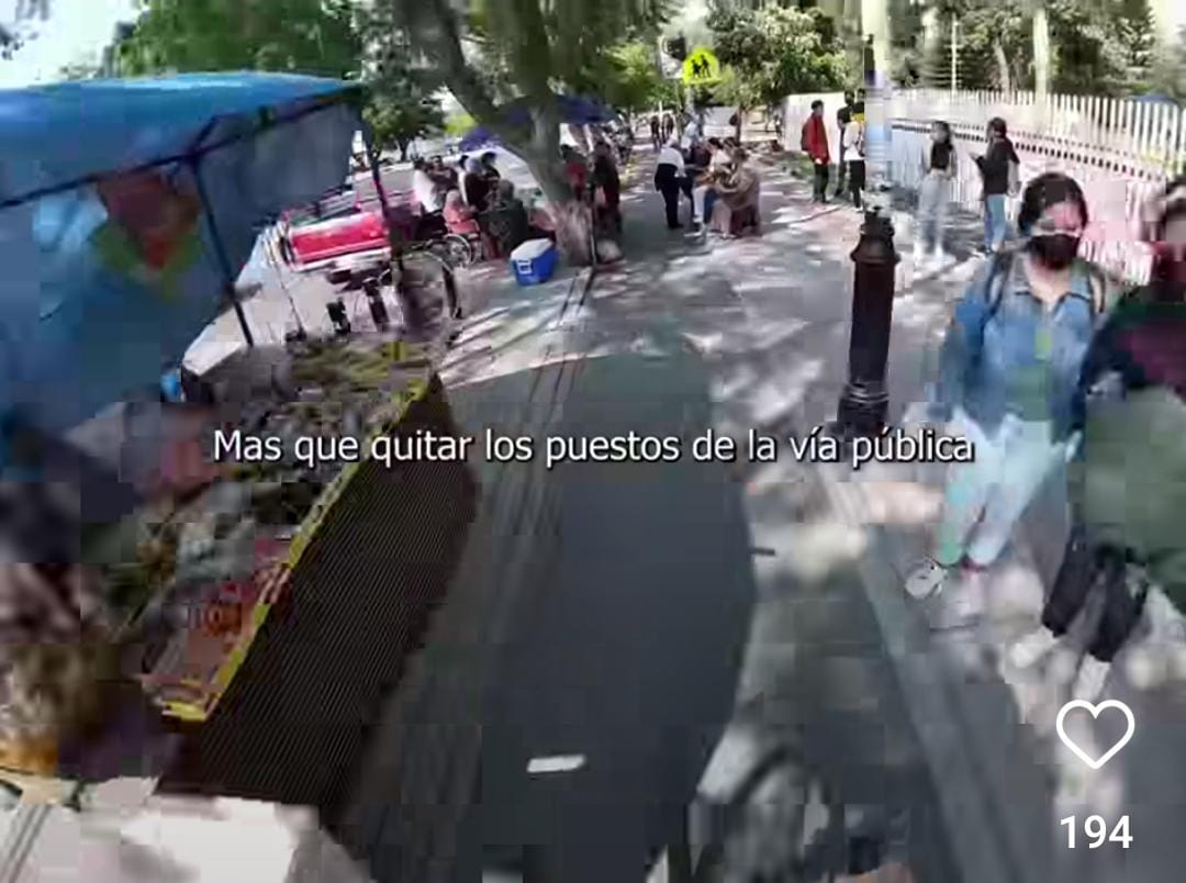 Ciclistas proponen integrar "los puestos" al diseño urbano de Querétaro 