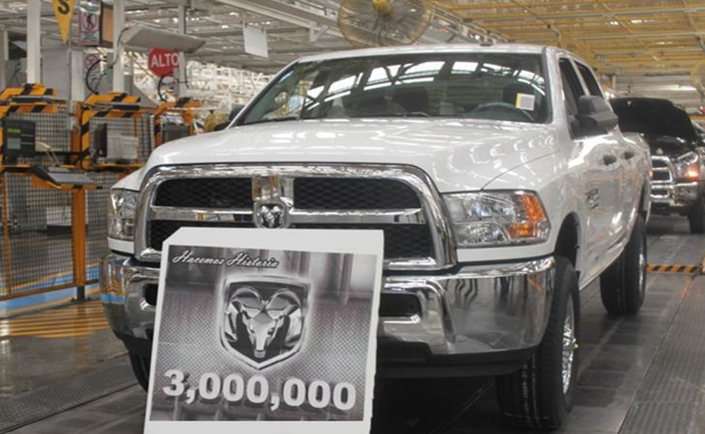 Fiat Chrysler produce 3 millones de camionetas en Saltillo