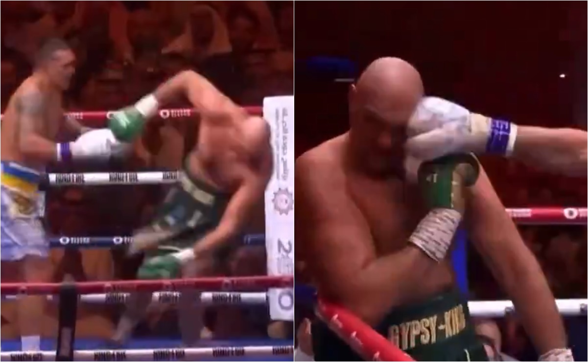 VIDEO: La brutal combinación que recibió Tyson Fury para perder ante Oleksandr Usyk