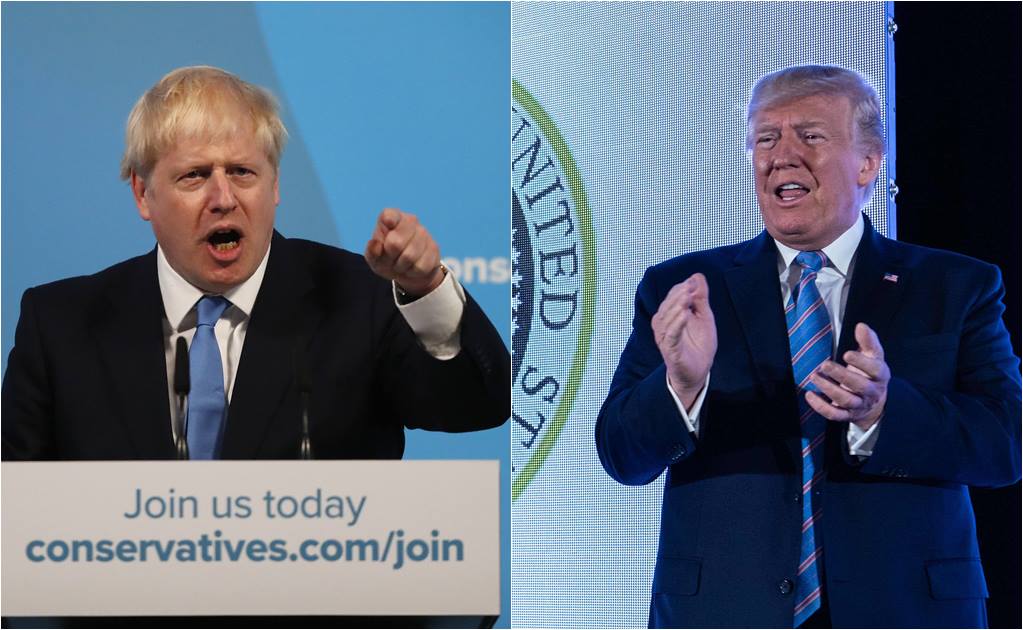 "Es un tipo diferente": Trump encuentra a su alma gemela en Boris Johnson