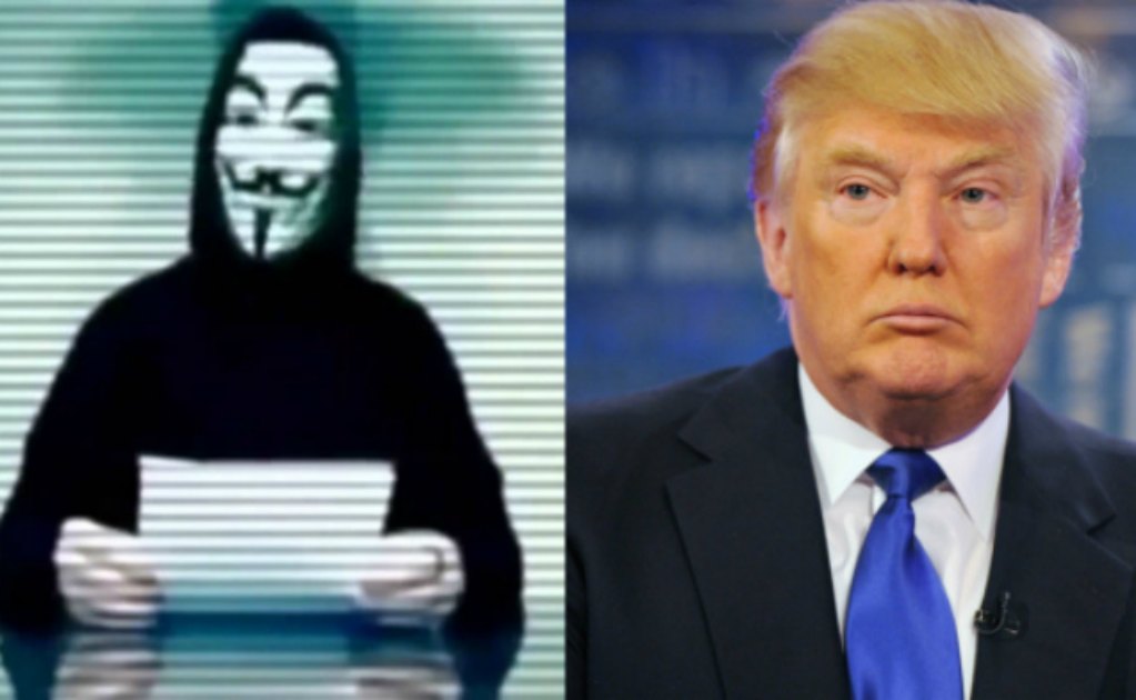 Anonymous impulsa campaña contra Trump 