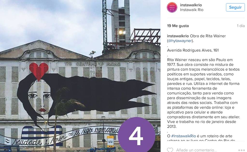 El arte callejero del Río olímpico está en Instagram