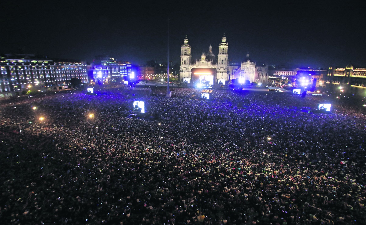 Interpol: Cantantes y bandas que batieron el récord de asistencia en el Zócalo CDMX