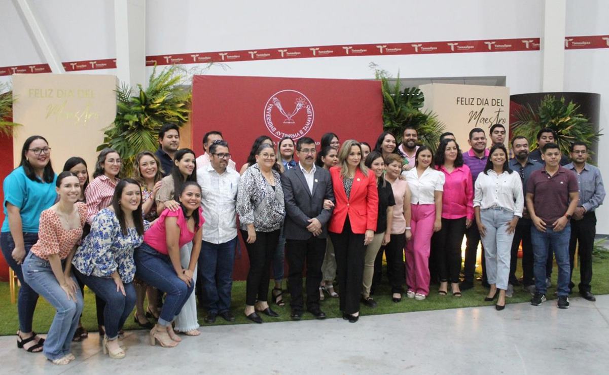 Universidad Autónoma de Tamaulipas reconoce la labor de los profesores en el Día del maestro 