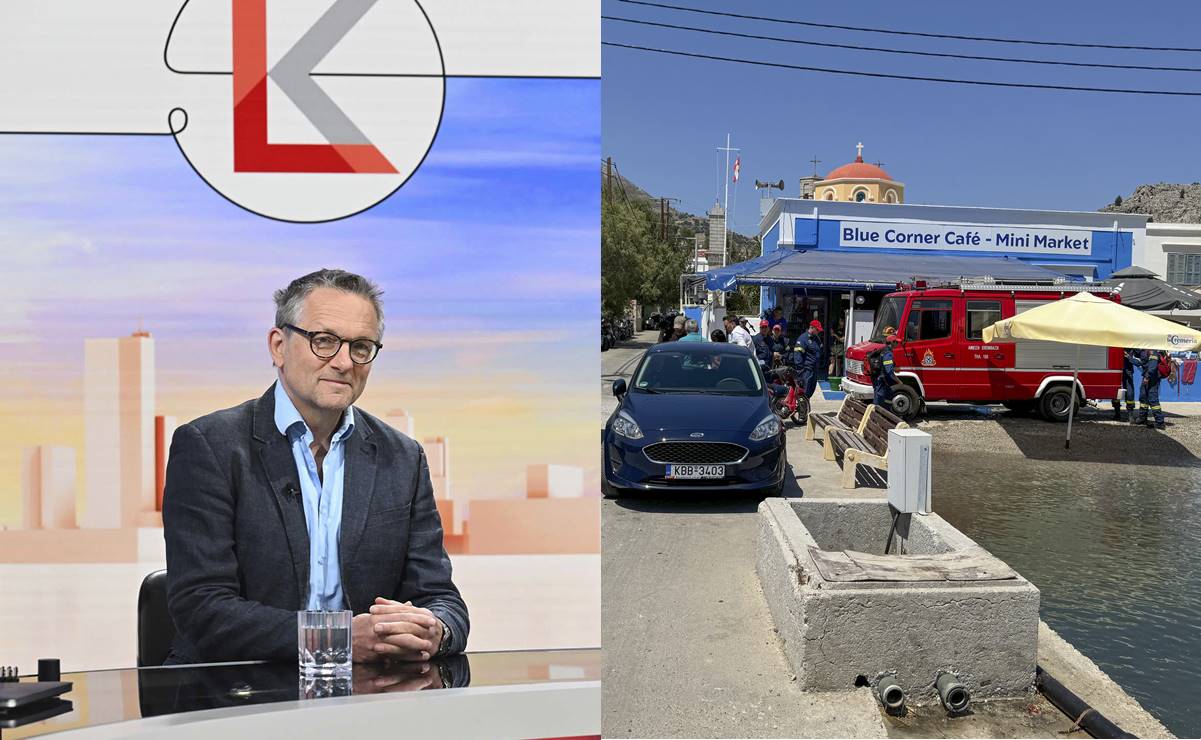 Hallan muerto al presentador británico Michael Mosley en la isla griega de Symi