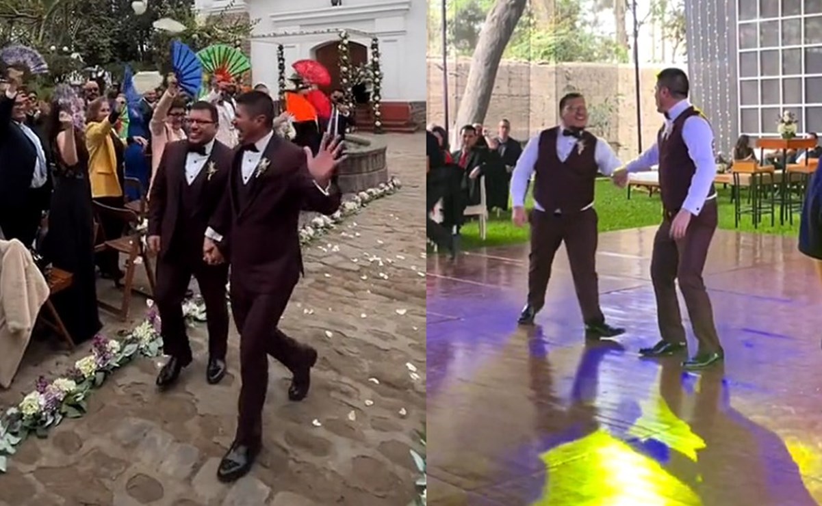 ¡Viva el amor! Familia sorprende a pareja LGBT+ en su boda y conmueve en TikTok