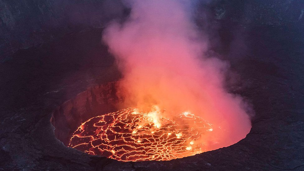 Así se vivió la repentina erupción del volcán Nyiragongo en la República Democrática del Congo