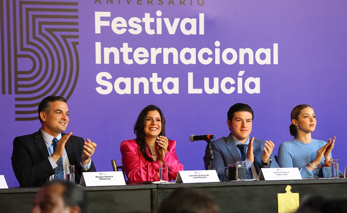 Samuel García presenta la agenda cultural del Festival Internacional Santa Lucía 2022 