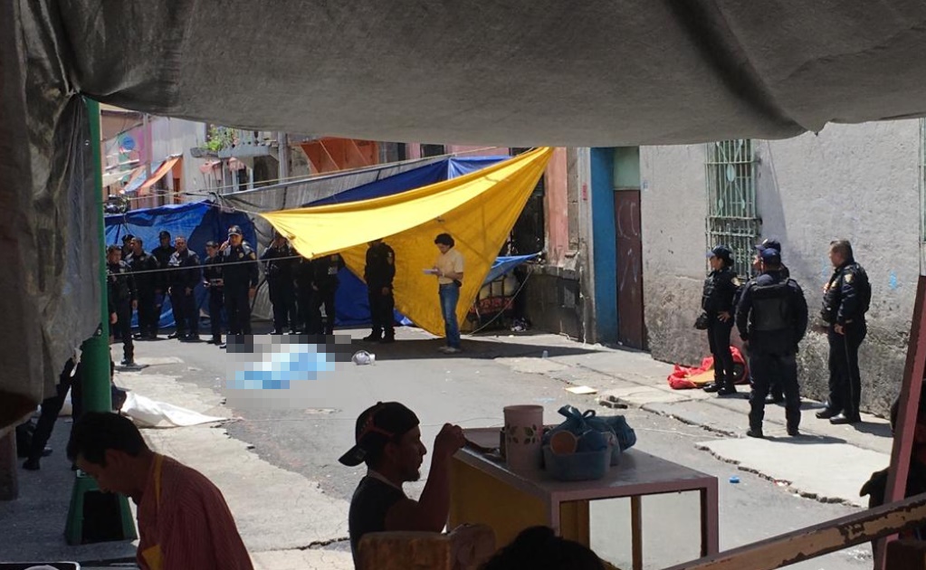 Se registra balacera en calles de Tepito; reportan un muerto