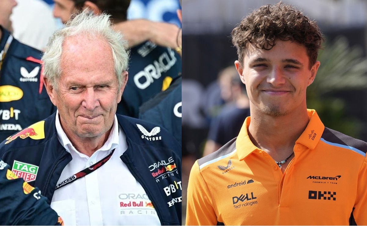 Helmut Marko recibe respuesta de Lando Norris, tras revelar que "sería el sucesor" de Checo Pérez