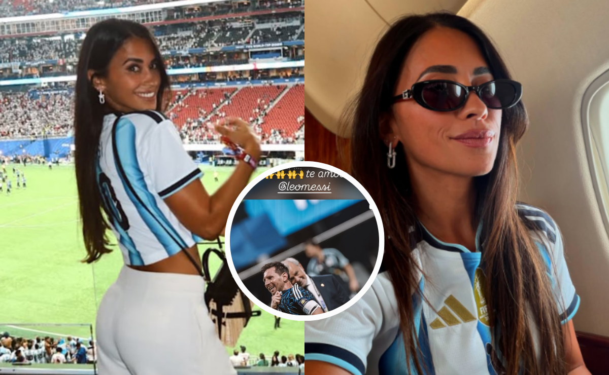 Antonela Roccuzzo presume silueta de infarto en partido de Argentina y celebra a Messi: “Qué  orgullo, te amo”. Foto: Instagram