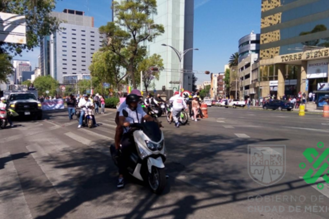 Protesta en Paseo de la Reforma: exigen liberación de Diana Sánchez Barrios