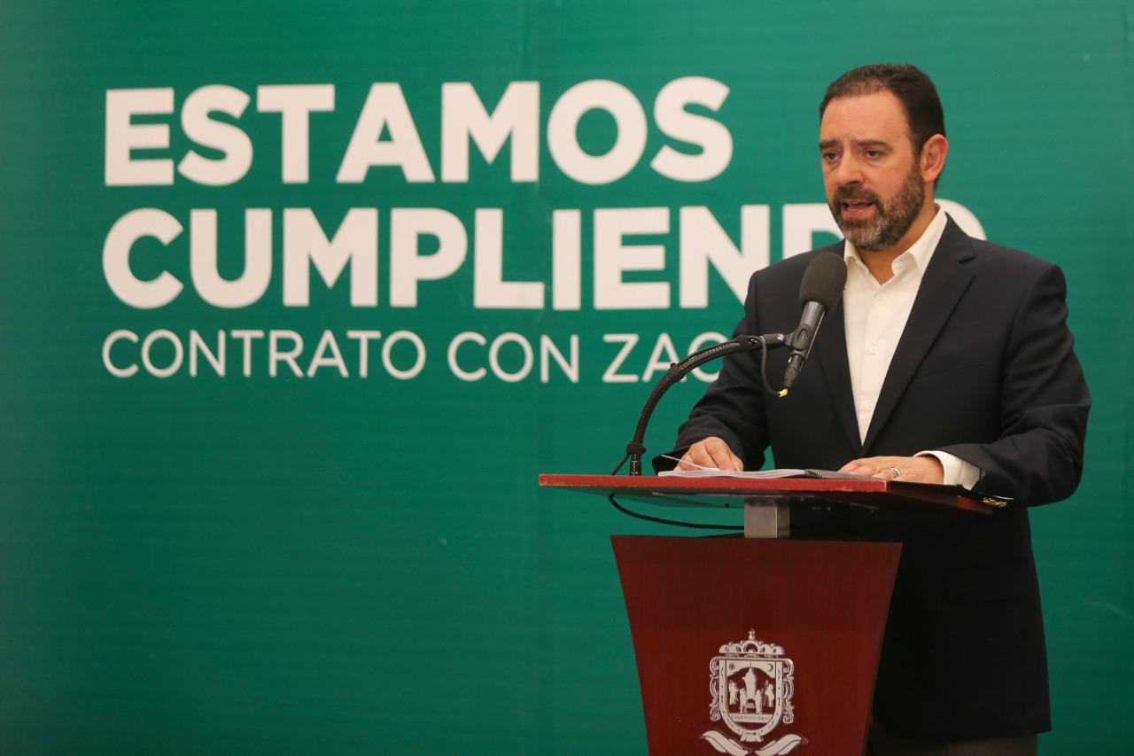 Mandatario de Zacatecas afirma que gobierna con muchas limitaciones