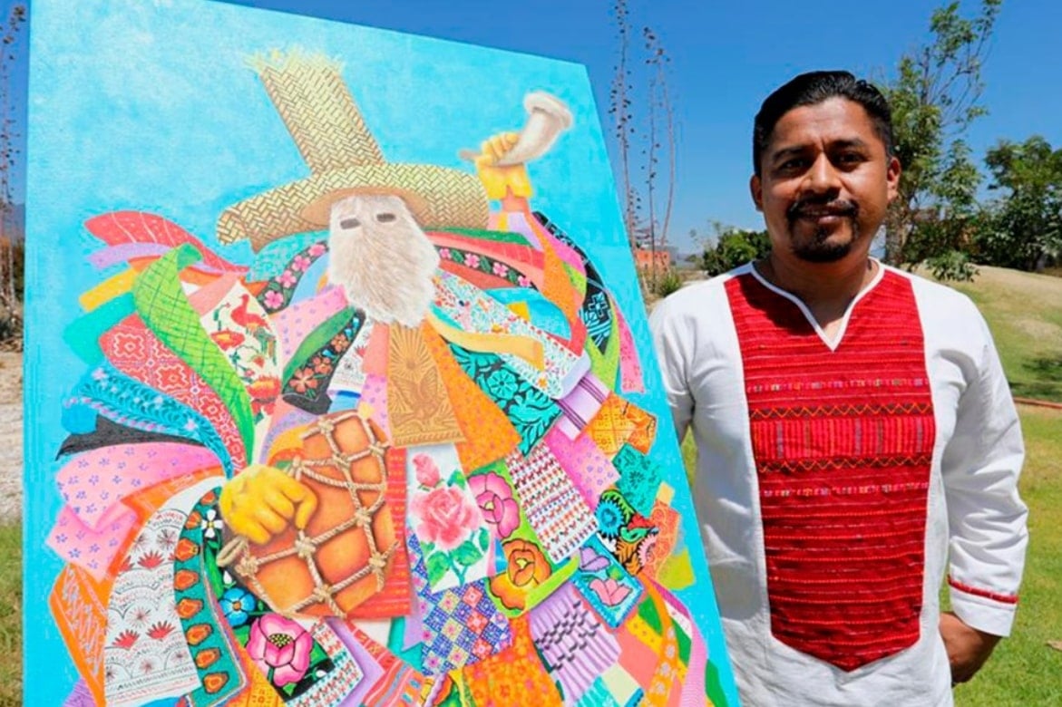 Presenta Murat imagen oficial de la Guelaguetza 2022; obra ganadora retrato riqueza de Oaxaca