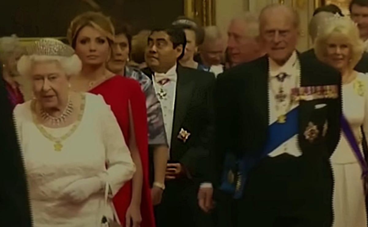 VIDEO. Cuando Miguel Barbosa cenó junto a la Reina Isabel II y Enrique Peña Nieto