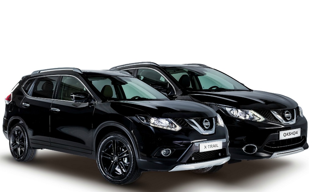Nissan presenta ediciones limitadas 'Black Edition' de X-Trail y Qashqai