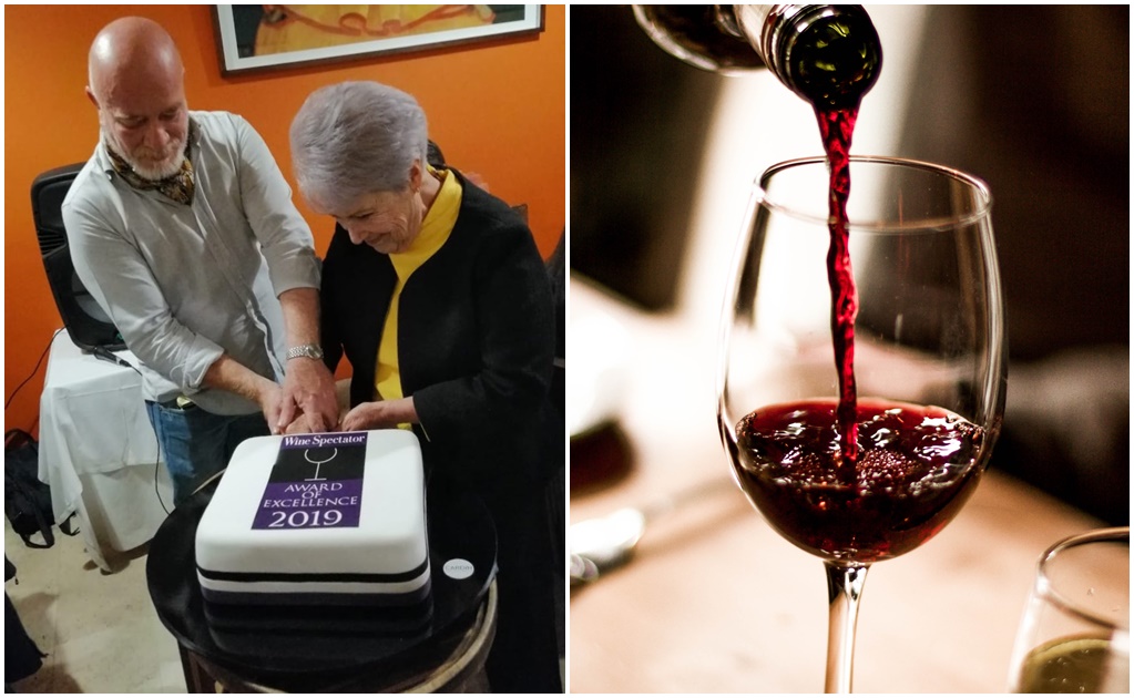 El restaurante Nicos recibe el Awards of Excellence 2019 de Wine Spectator