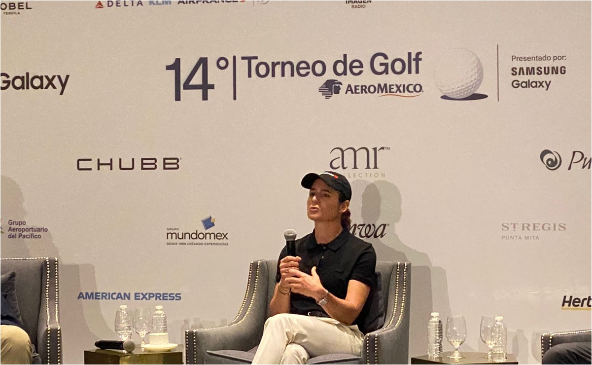 "Mi bandera es promocionar el golf mexicano" Lorena Ochoa en la presentación del Torneo de Golf de Aeroméxico