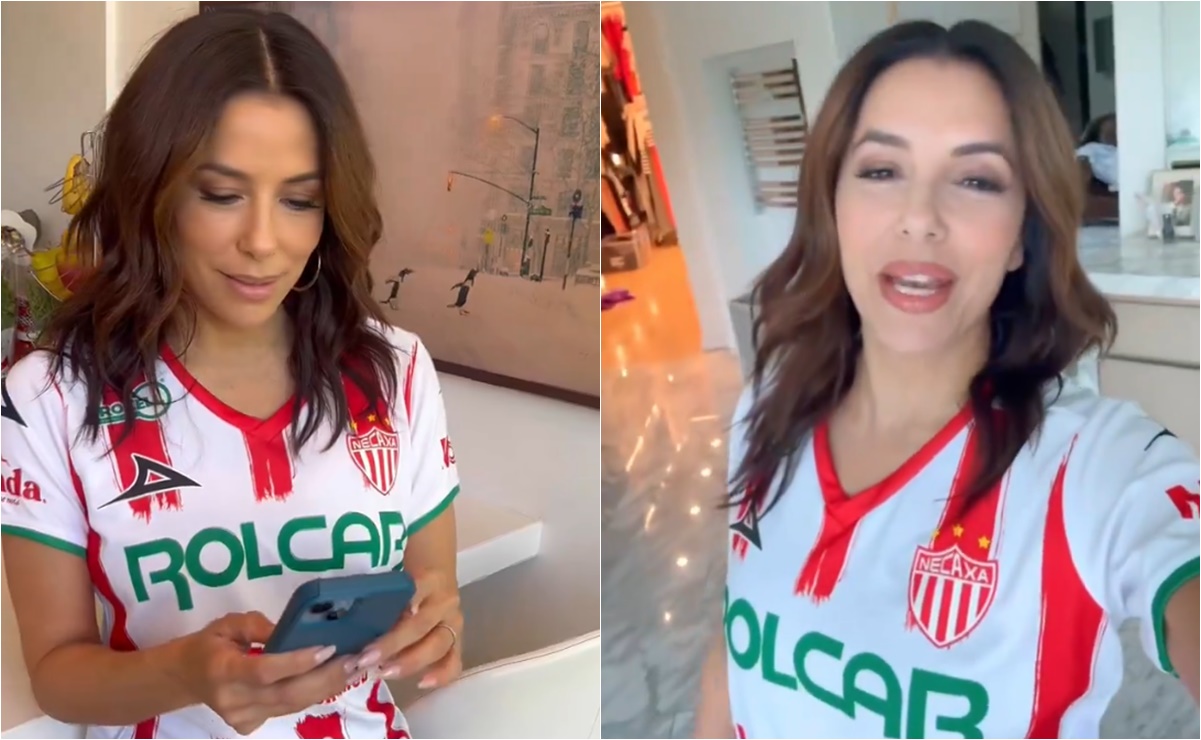 VIDEO: Eva Longoria anuncia presencia en el juego de Necaxa ante Monterrey