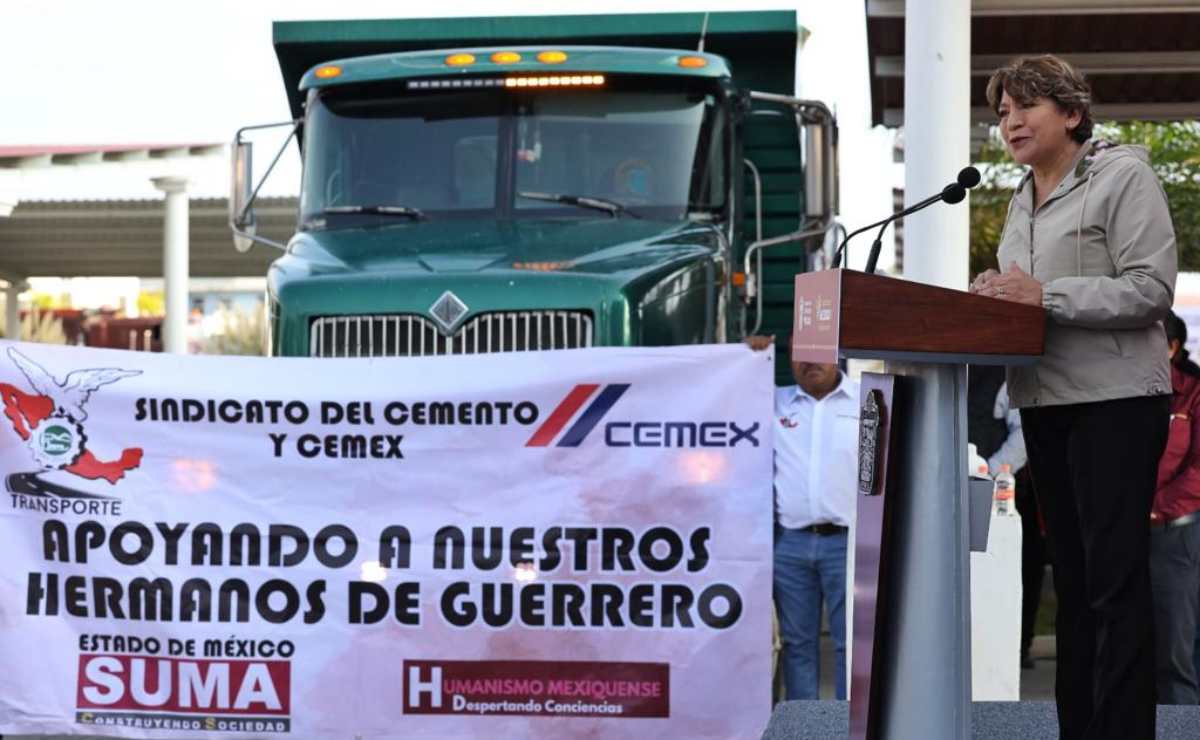 Edomex envía 500 toneladas de ayuda a damnificados en Acapulco