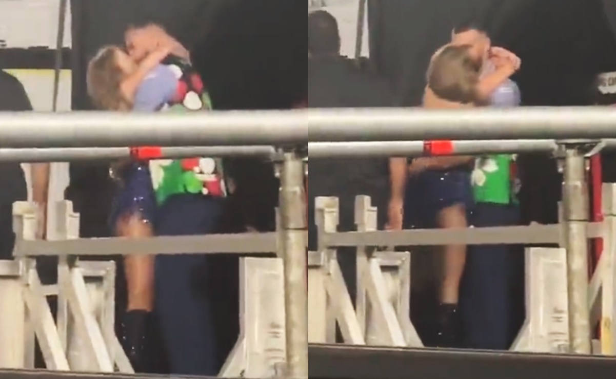 El intenso beso entre Taylor Swift y Travis Kelce en el regreso de "The Eras Tour"