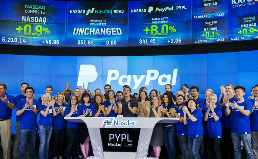 PayPal vuelve a cotizar en el Nasdaq; se separa de eBay