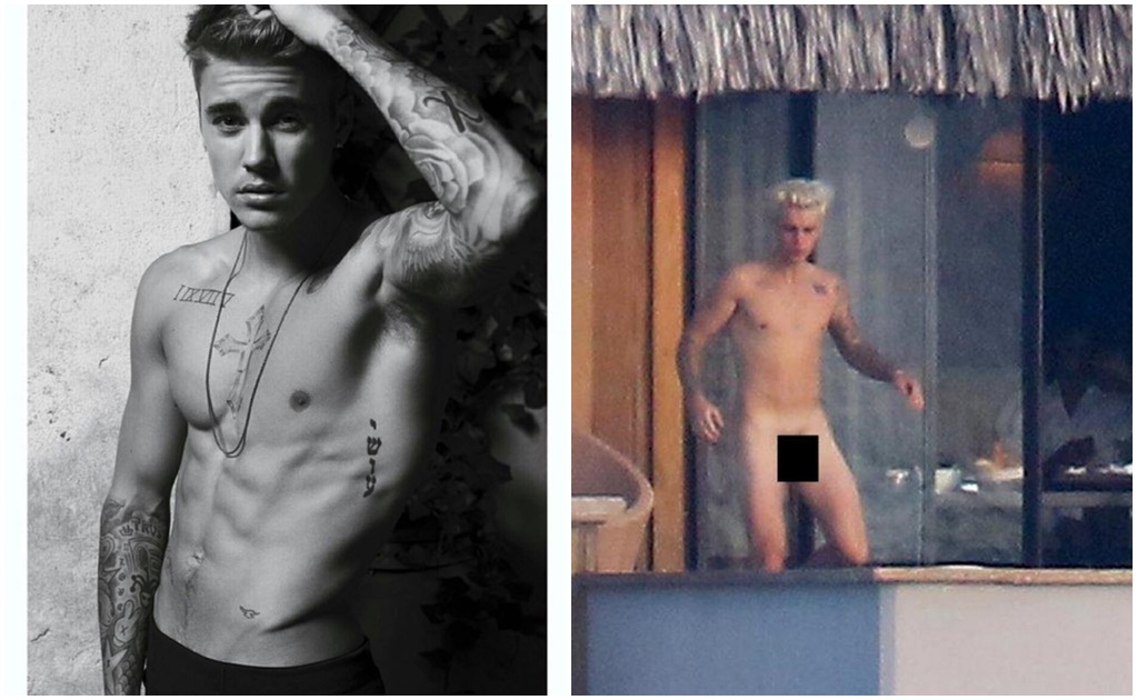 Bieber demandaría a medio por difundir sus fotos desnudo