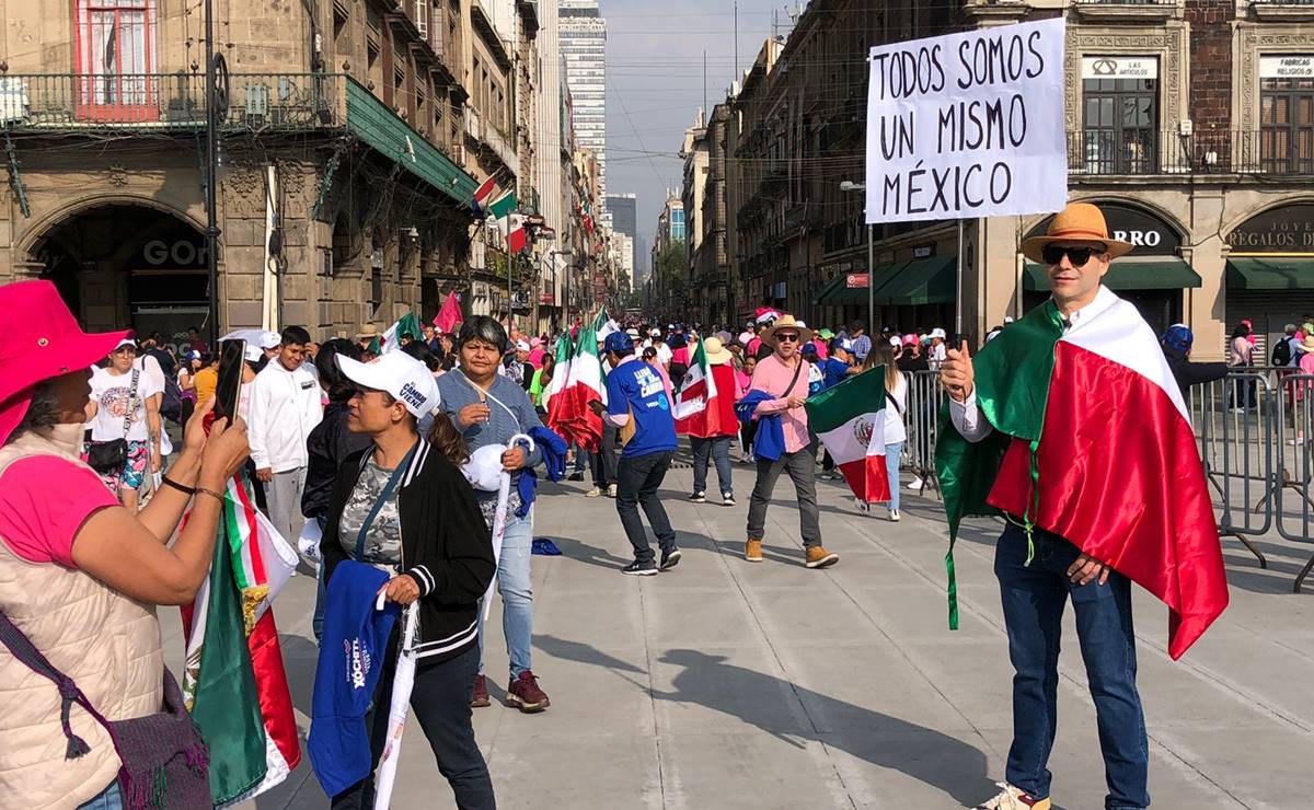 Domingo de contingencia ambiental, marcha “Marea Rosa”, plantón, debate presidencial… y partido del Cruz Azul 