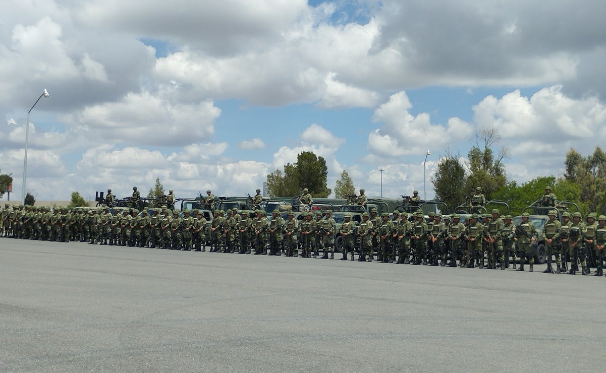 Llegan 350 militares a Zacatecas para reforzar la seguridad en cuatro municipios
