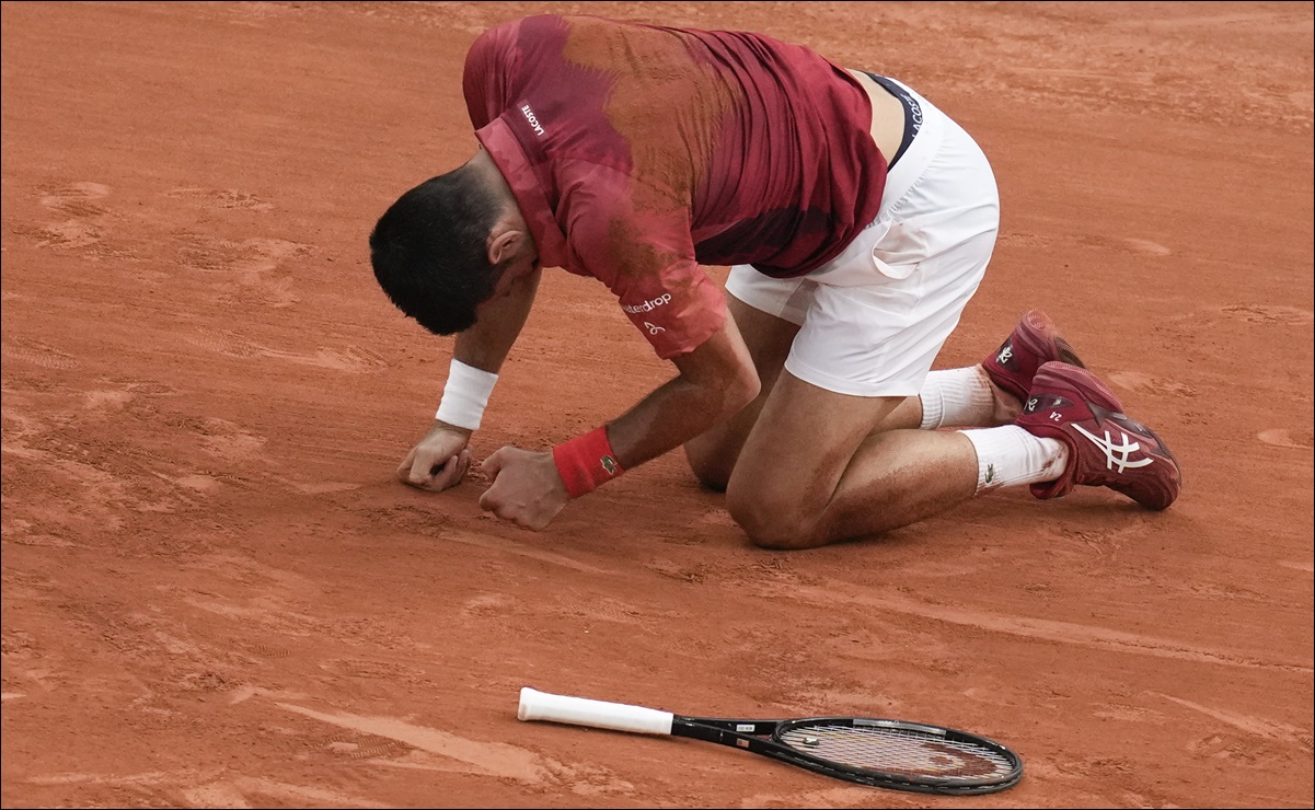 Novak Djokovic se retira de Roland Garros por una terrible lesión