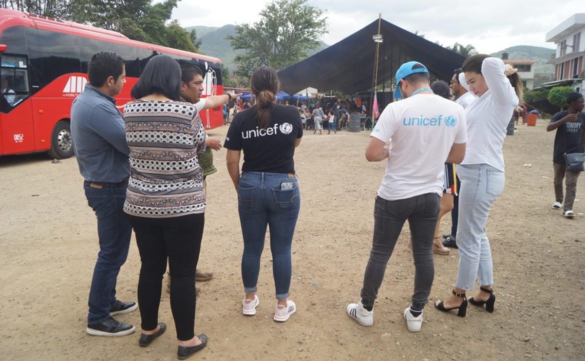 Unicef llama a gobierno federal y de Oaxaca a mejorar condiciones de Centros de Movilidad Migrante