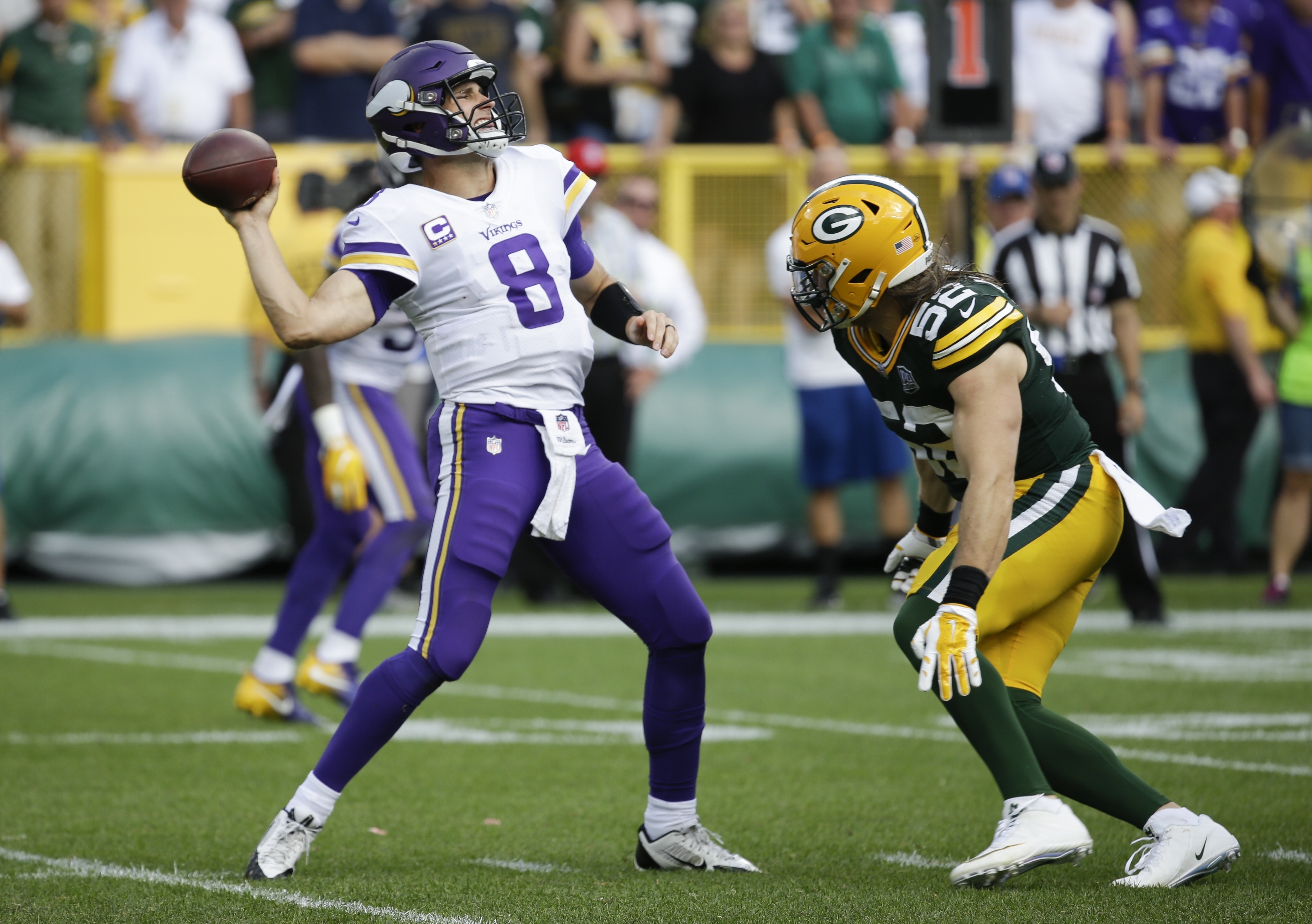 Increíble empate entre Vikings y Packers