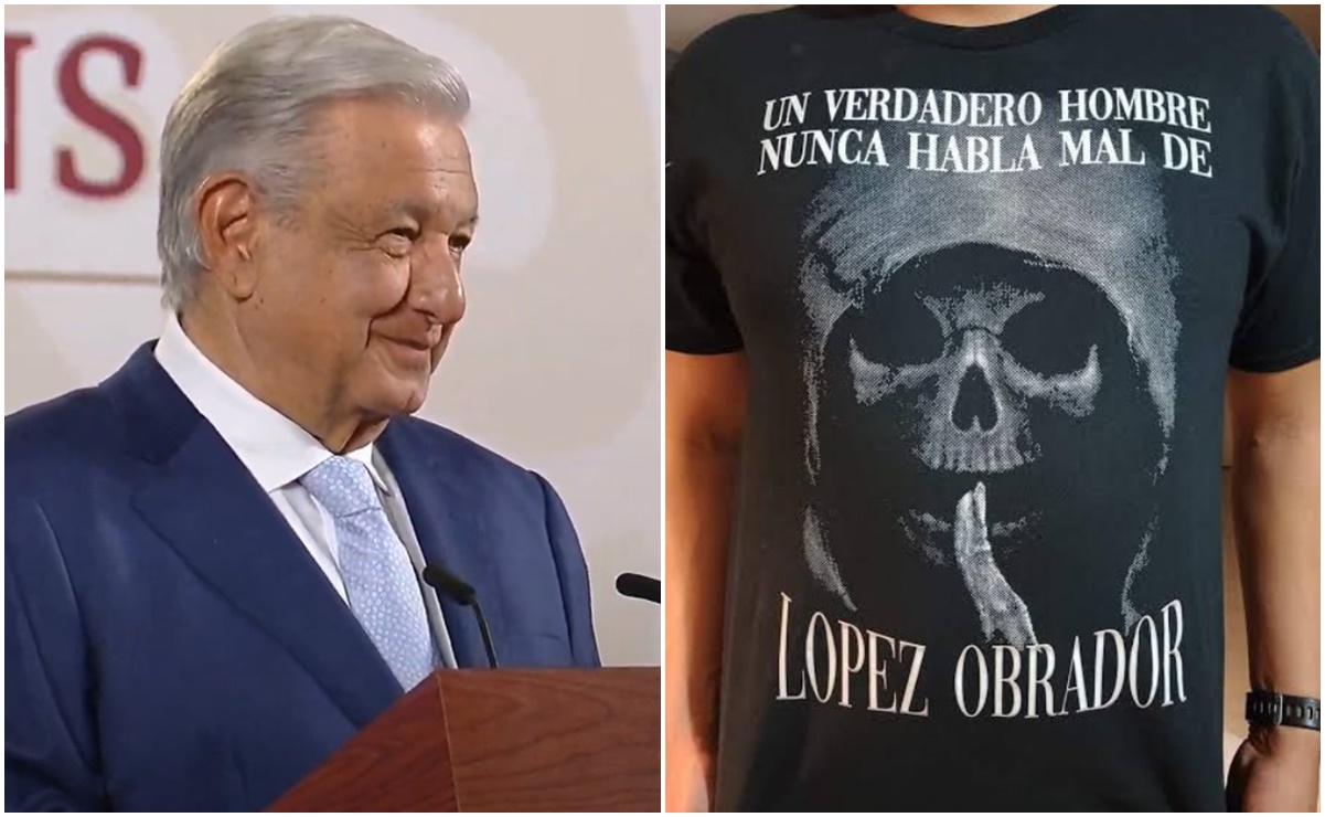 “Todo por un meme”: García Vilchis defiende playera pro AMLO con imagen de la Santa Muerte