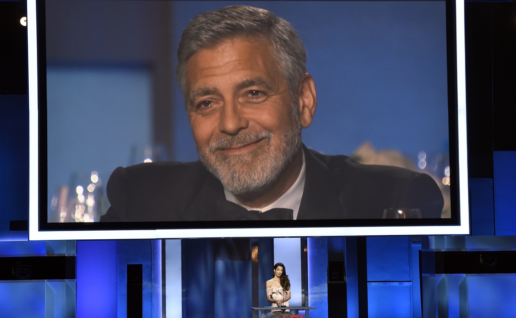 George Clooney llora por el mensaje que le dedica su esposa Amal