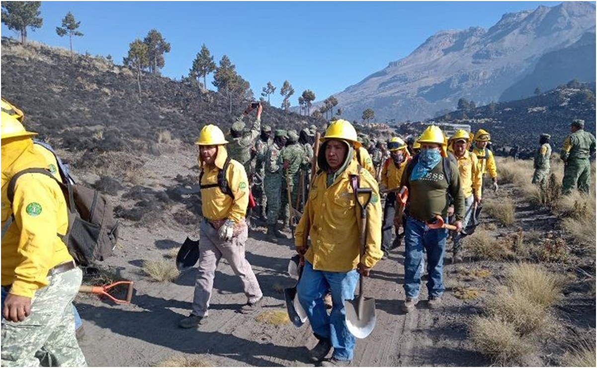 Delfina Gómez coordina acciones para combatir incendios forestales; se registran 17 este fin de semana