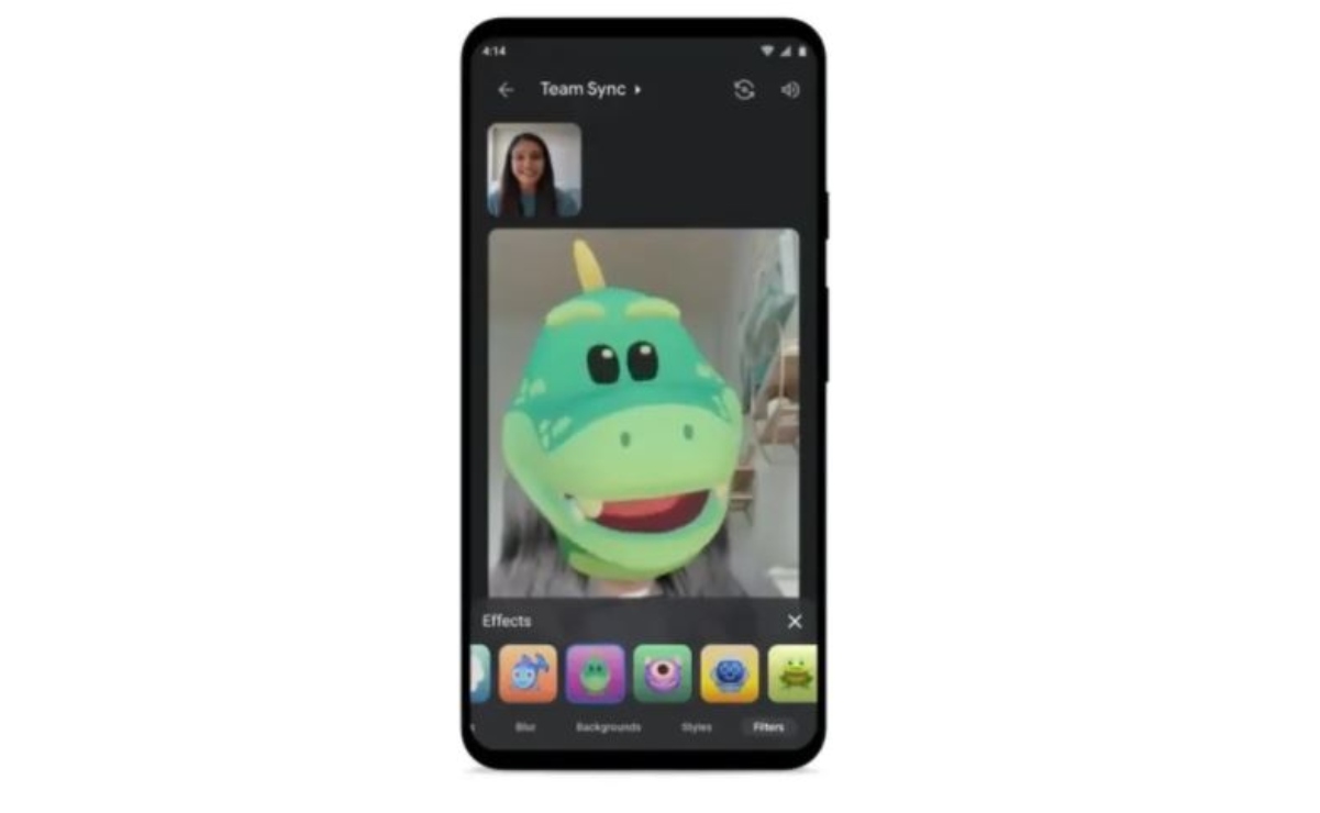 Así puedes activar los nuevos filtros de Realidad Aumentada en Google Meet
