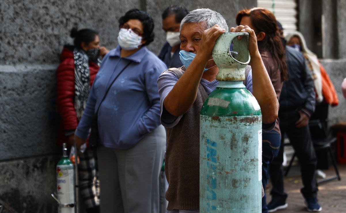 Investigan muerte de ancianos con Covid-19 por inhalar oxígeno con gas irritante en Coahuila