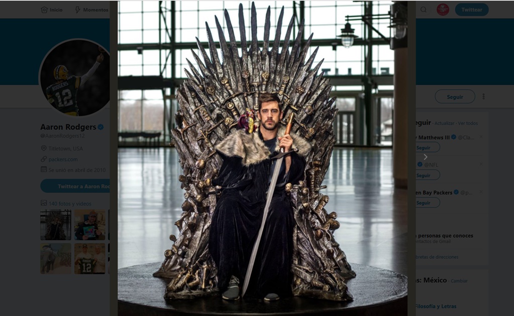 Aaron Rodgers aparecerá en "Game of Thrones"