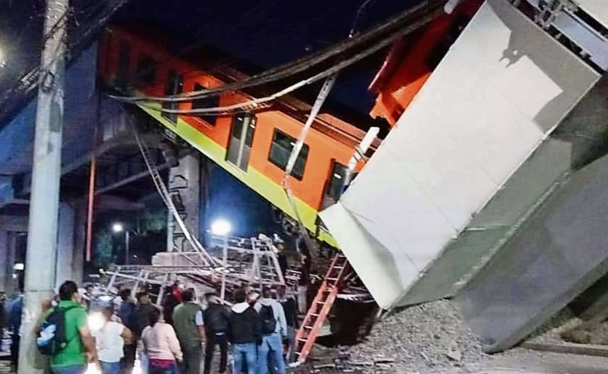 El video que muestra en dos segundos el colapso de la Línea 12 del Metro 