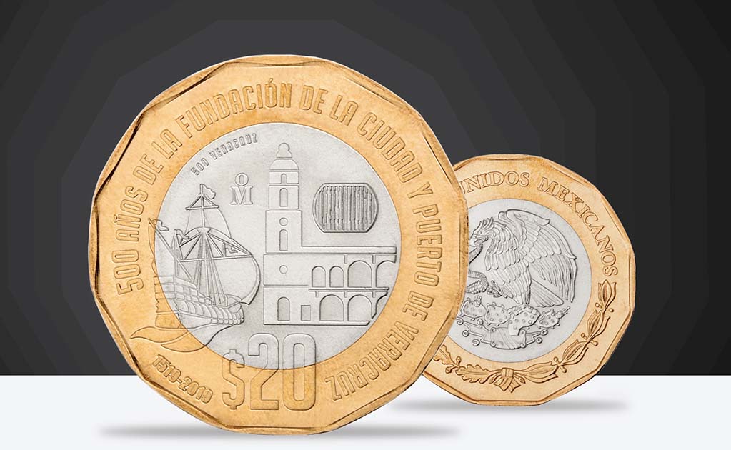Mexico’s new MXN $20 coin commemorates the foundation of Veracruz